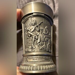 Vintage German WMF Ornate Zinn Pewter Cup/Goblet